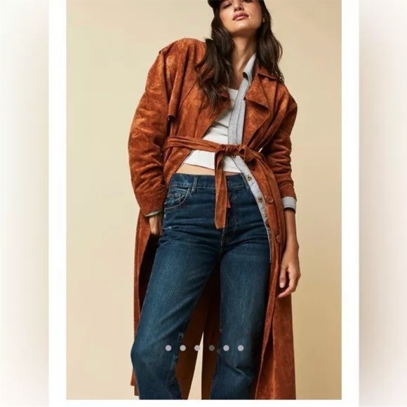Free people Vegan Suede Trench size XS - Picture 3 of 8